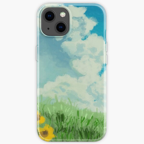 sunflower scene my neighbor totoro iPhone Soft Case RB2607 product Offical totoro Merch