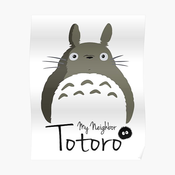my neighbor totoro great movie Poster RB2607 product Offical totoro Merch