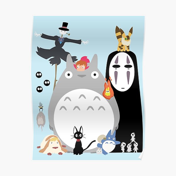 my neighbor totoro 1 Poster RB2607 product Offical totoro Merch
