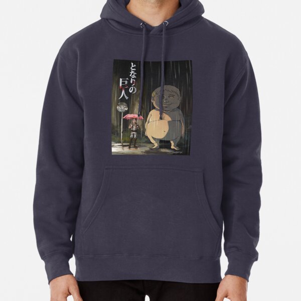 attack on totoro Pullover Hoodie RB2607 product Offical totoro Merch