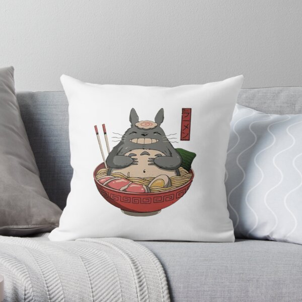 my cute nighbor totoro  Throw Pillow RB2607 product Offical totoro Merch