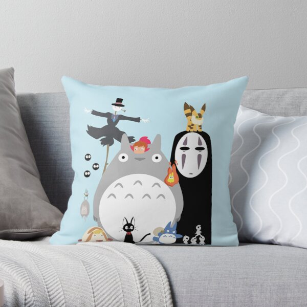 my neighbor totoro 1 Throw Pillow RB2607 product Offical totoro Merch