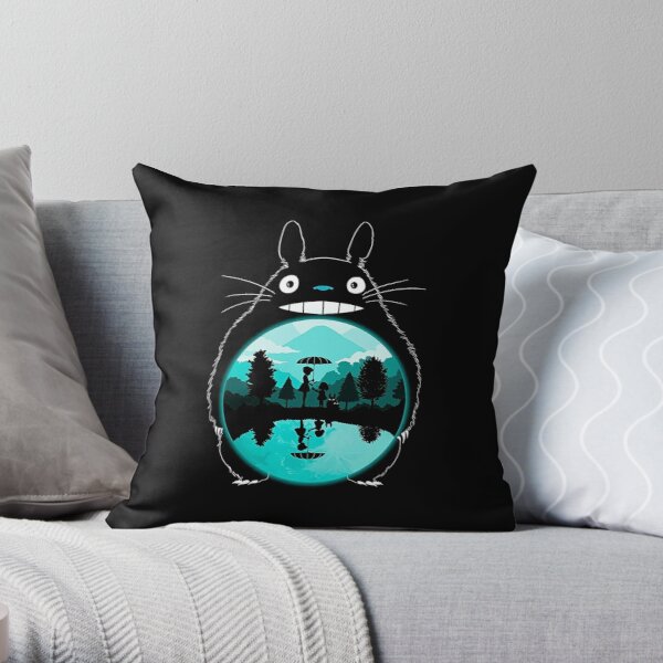 my neighbor totoro 3 Throw Pillow RB2607 product Offical totoro Merch
