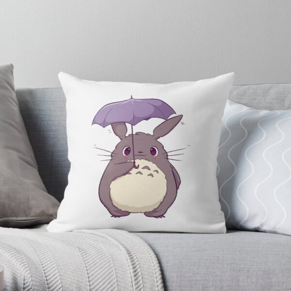 my neighbor totoro 5 Throw Pillow RB2607 product Offical totoro Merch