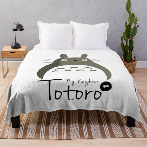 my neighbor totoro great movie Throw Blanket RB2607 product Offical totoro Merch
