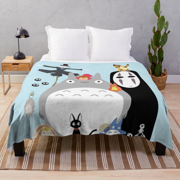my neighbor totoro 1 Throw Blanket RB2607 product Offical totoro Merch