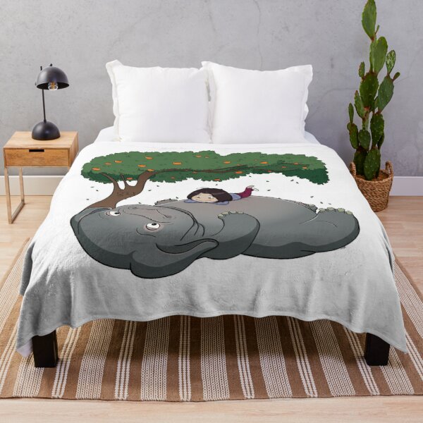 Mens Womens Great Model Totorokja Animals Cute Graphic Gifts Throw Blanket RB2607 product Offical totoro Merch